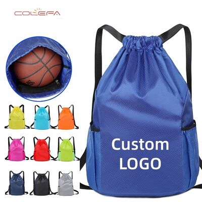 Oxford Made Large Capacity Basketball Bags Training Backpack Yoga Fitness Outdoor Sports Drawstring Closure Casual Backpacks