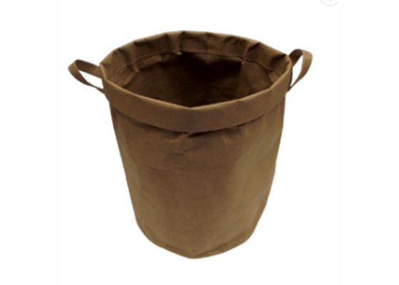 Custom Color Kraft Paper Storage Bags Durable Washable Storage Bags