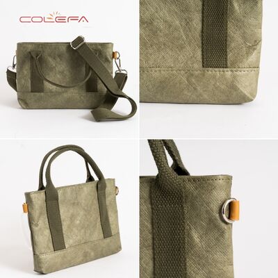 DuPont Paper Versatile Casual Phone Pouch Eco-Friendly Waterproof Oil-Resistant Shoulder Tote Bags Korean-Style Tyvek Niche Bag