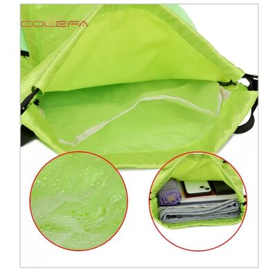Custom 600D Oxford Best-Selling Drawstring Backpack Waterproof Foldable Portable Sports Outdoor Mini Backpack Daily Storage Bags