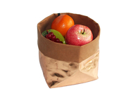 ローズの金のクラフト紙の貯蔵は貯蔵のための習慣によって印刷されるロゴの食糧紙袋を袋に入れます サプライヤー