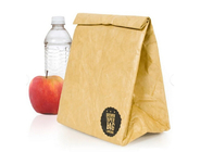 最上質のリサイクルされた茶色のtyvekのペーパー昼食袋軽量の環境の絶縁されたより涼しい袋 サプライヤー