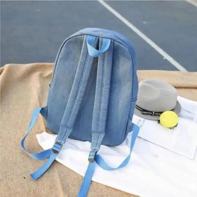 Custom Smell Proof School Canvas Backpack White Khaki Blue Black With Logo