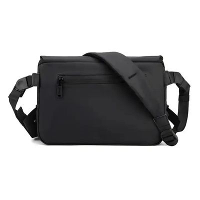 Mens Black Laptop Shoulder Messenger Bag Large Washable Sling Cross Shoulder Side Bag