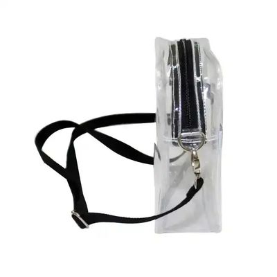 Clear Transparent Messenger Crossbody Bag Detachable Strap For Guys
