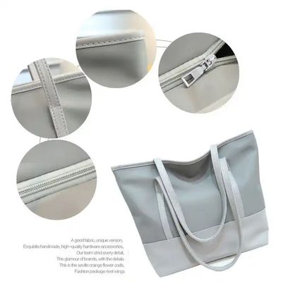 Custom Made Odm Pu Leather Handbags Polyester Lining Women For Tablet Tote bags with LOGO