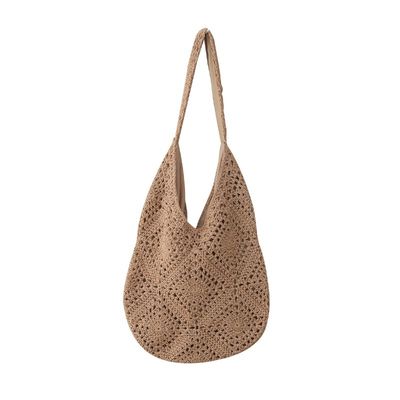 2026 New Style Floral Weave Bag Handwoven Daisy Straw Bag Women's Travel & Vacation Single Shoulder Tote Bags Wholesales