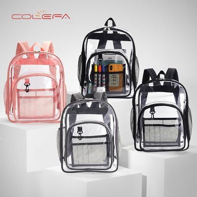 Transparent Backpack Waterproof PVC Storage Bag Large Capacity Student School Bag Children's Backpack Travel Bag Wholesale