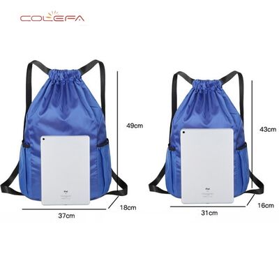 Oxford Made Soccer/Basketball Large Capacity Outdoor Drawstring Backpack for Sports Training & Fitness Factory Direct with LOGO