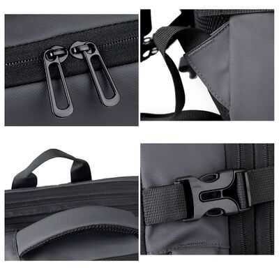 Oxford Waterproof Business Backpack Expandable Large Capacity Travel Bag for Business Trips Multifunctional Laptop Case Backpack