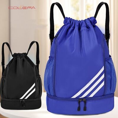 Oxford Made Large Capacity Basketball Bags Training Backpack Yoga Fitness Outdoor Sports Drawstring Closure Casual Backpacks