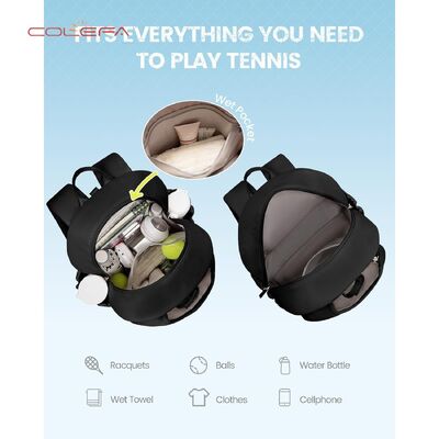 New Best-Selling Polyester Tennis Racket Crossbody & Backpack Multi-Functional Portable Large-Capacity Sports Clothing Backpack
