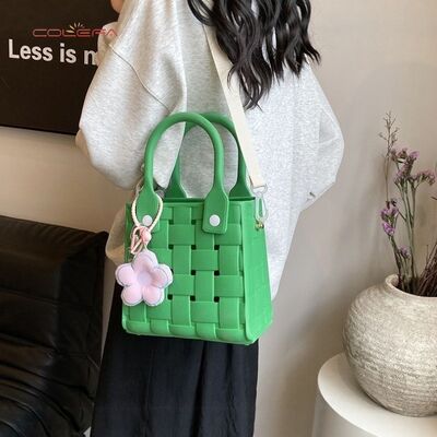 Bestselling EVA Beach Bag with Detachable Shoulder Strap Candy-Colored Waterproof Design for Easy Cleaning Handle Bags Wholesale