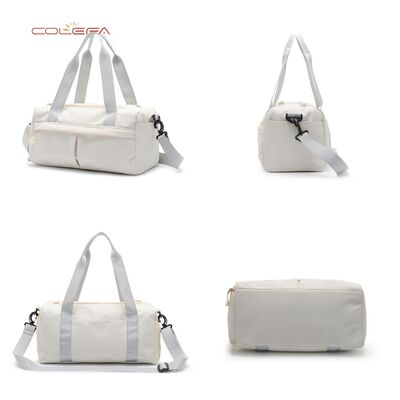 New Yoga Fitness Bag Nylon Waterproof Fabric Wet/Dry Separation Design Large Capacity Sports Training Bag Casual Short Trip Bag