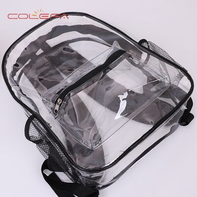 2026 New Arrivals Transparent Backpack PVC Bag Waterproof Fashion-Style Student Storage Backpack Outdoor Travel Bags