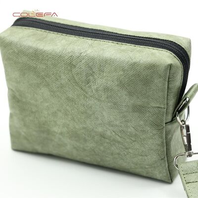 Travel Essentials Tyvek Waterproof Toiletry Bag Cable Organizer Portable Holder Machine-Washable DuPont Paper Customizable Bag