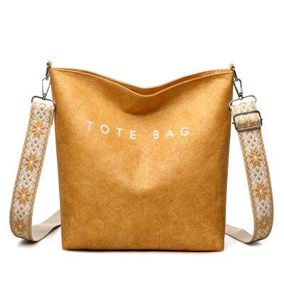 DuPont Paper Fashion Crossbody Bag for Women New Minimalist Design Commuting Alphabet Shoulder Bag Large Capacity Tyvek Tote Bag